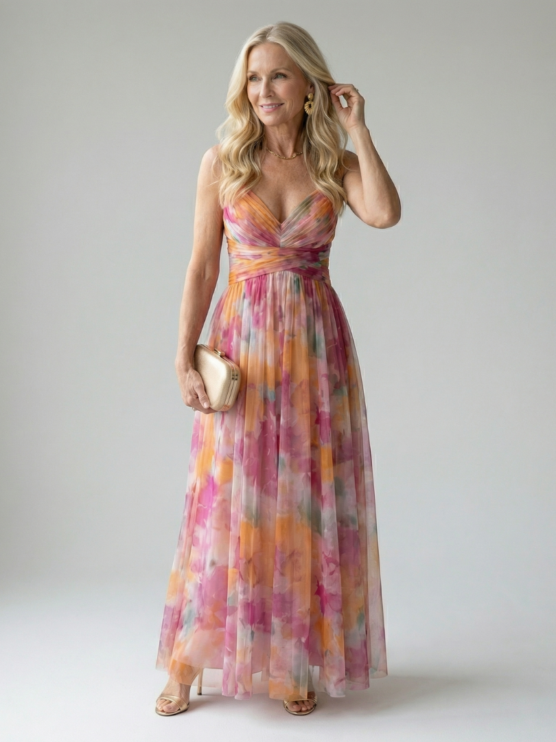 everlasting impression maxi wrap dress Isel