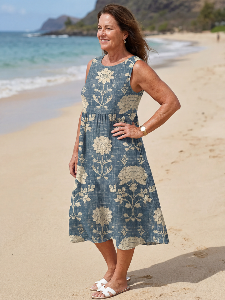 Kailo | Shoreline Floral Midi Dress
