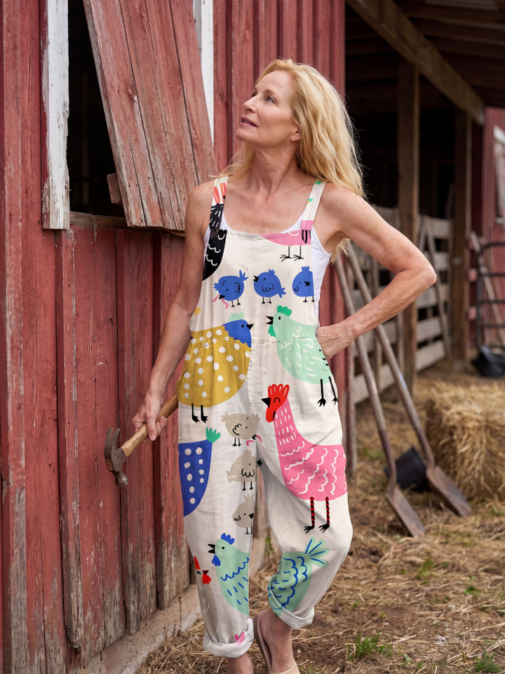 Arlina | Everyday Motif Strap Jumpsuit