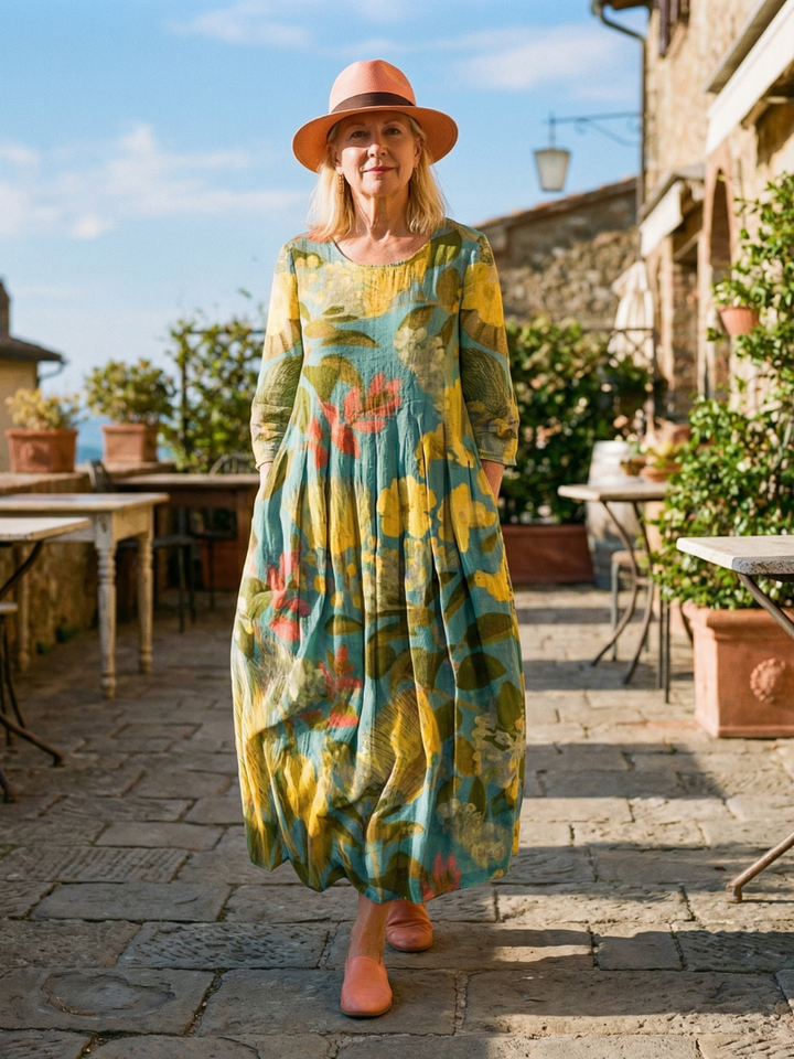 Galen | Painted Canvas Dress