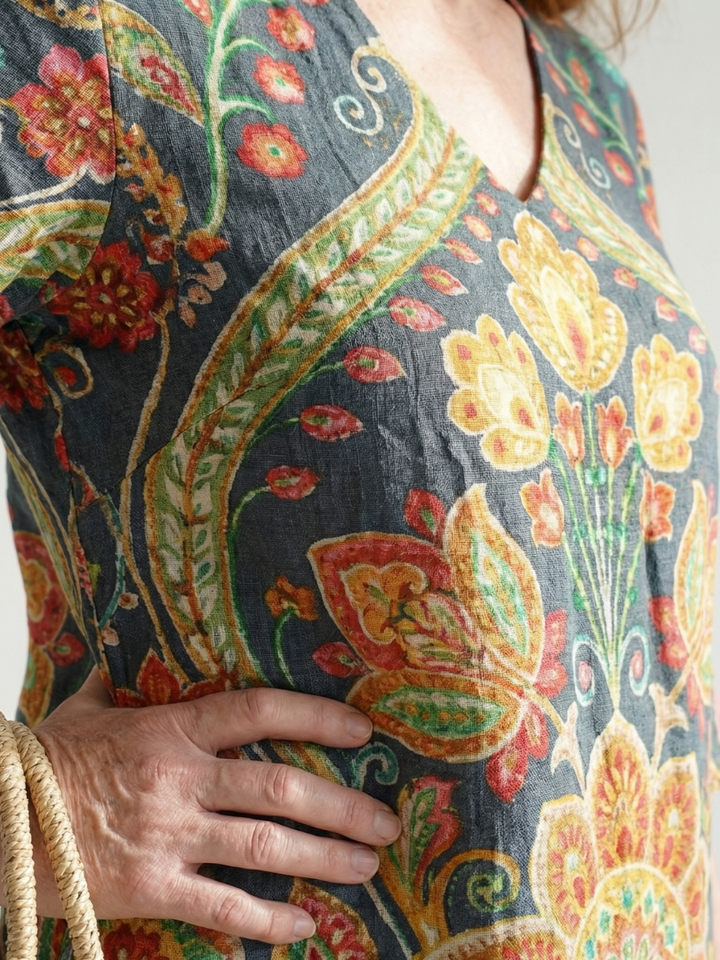 Lara | Easy Shape Garden Midi Dress