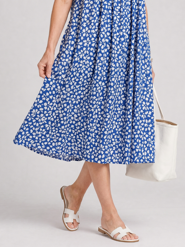 Kendall | Printed Swing Midi Dress