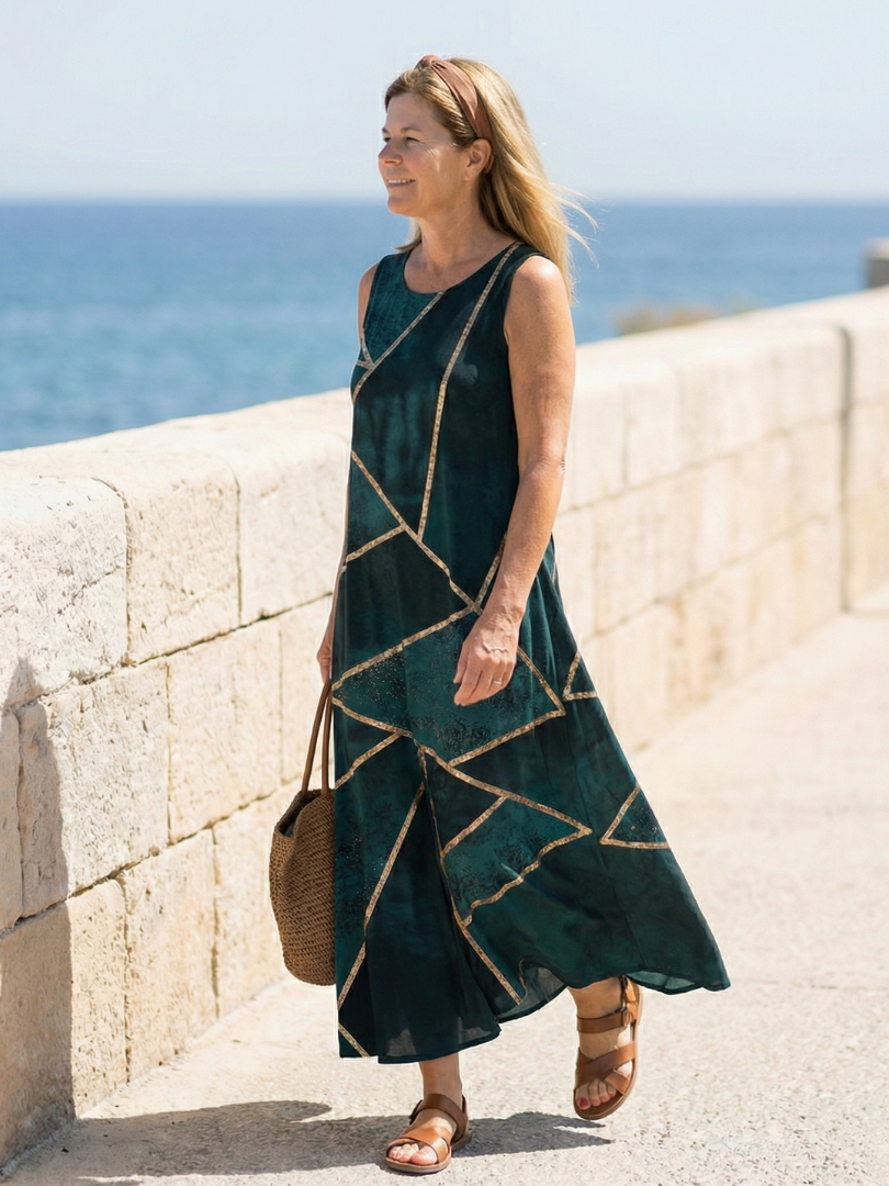 Saelle | Calm Tide Midi Dress