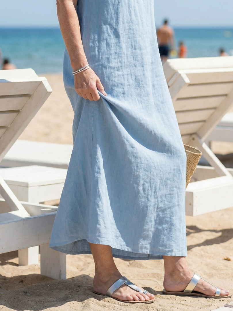 Zerina | Easy Fall Midi Dress