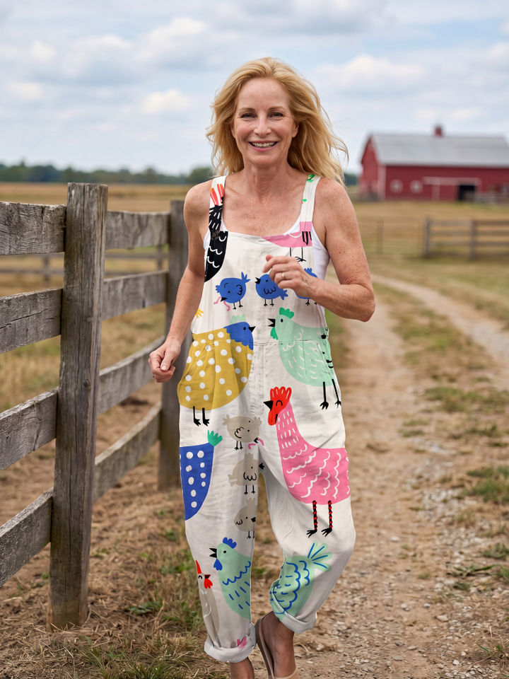 Arlina | Everyday Motif Strap Jumpsuit