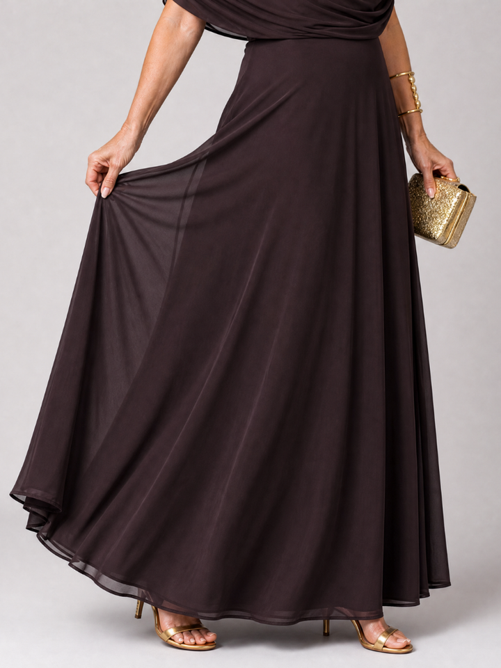 Thaya | Off Shoulder Tie Dye Maxi Dress