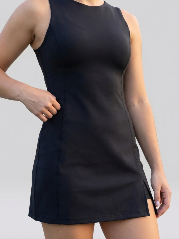 Fayen | Clean Side Slit Tennis Dress
