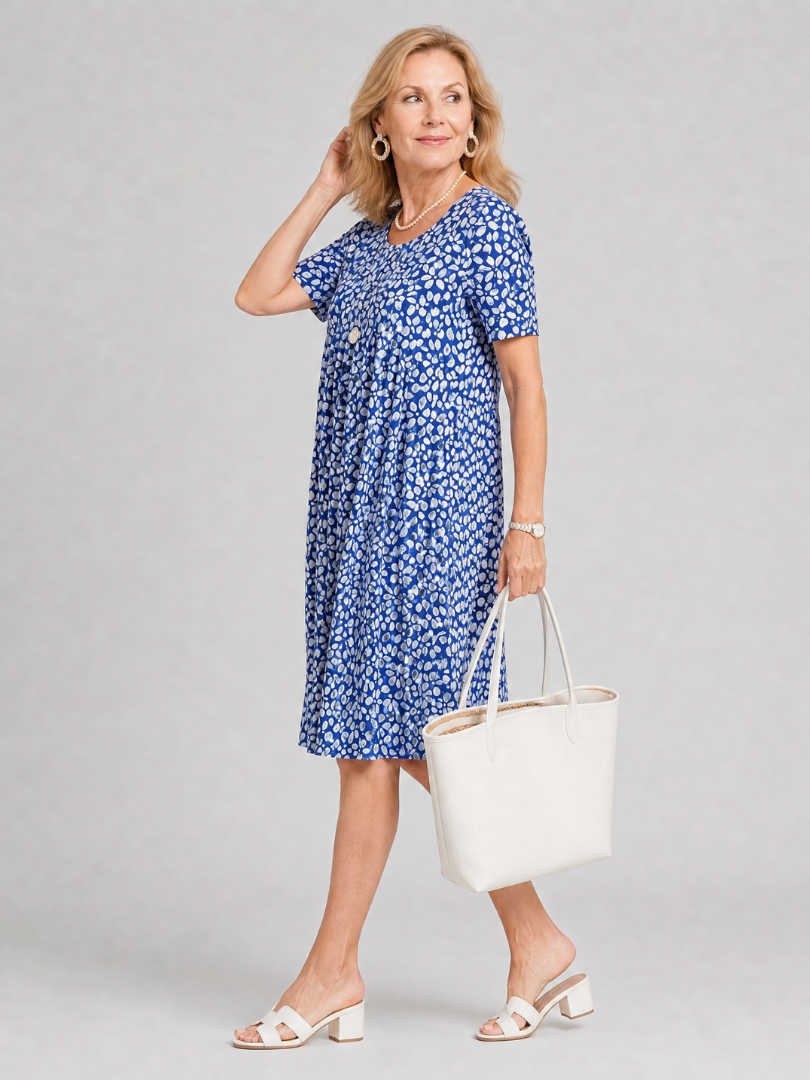 Kendall | Printed Swing Midi Dress