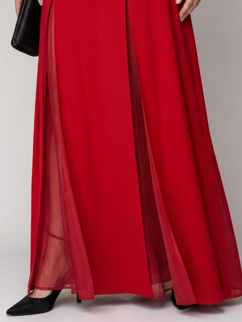 Vion | Sleeveless High Neck Maxi Dress