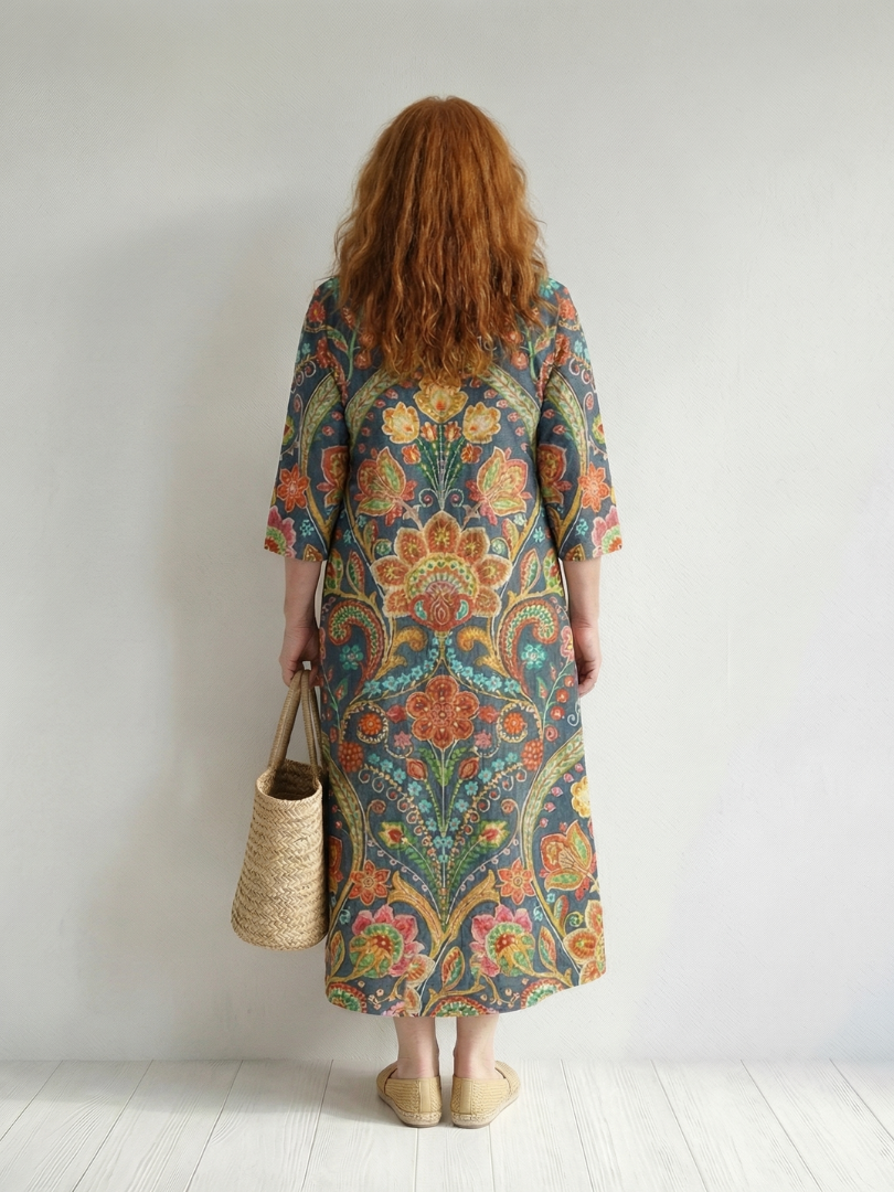 Lara | Easy Shape Garden Midi Dress