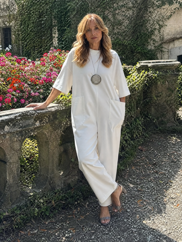 Tyro | Wide Leg Pocket Jumpsuit