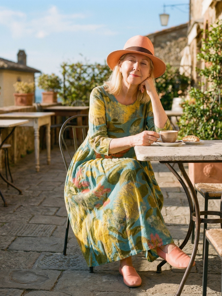 Galen | Painted Canvas Dress