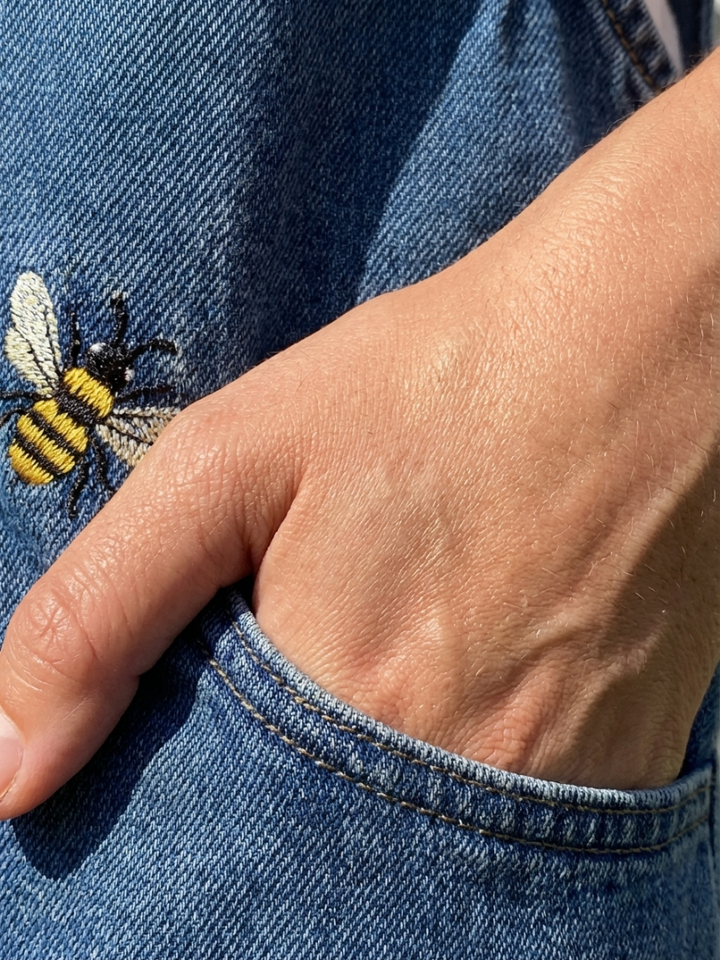 Rhea | Bee Strap Jumpsuit