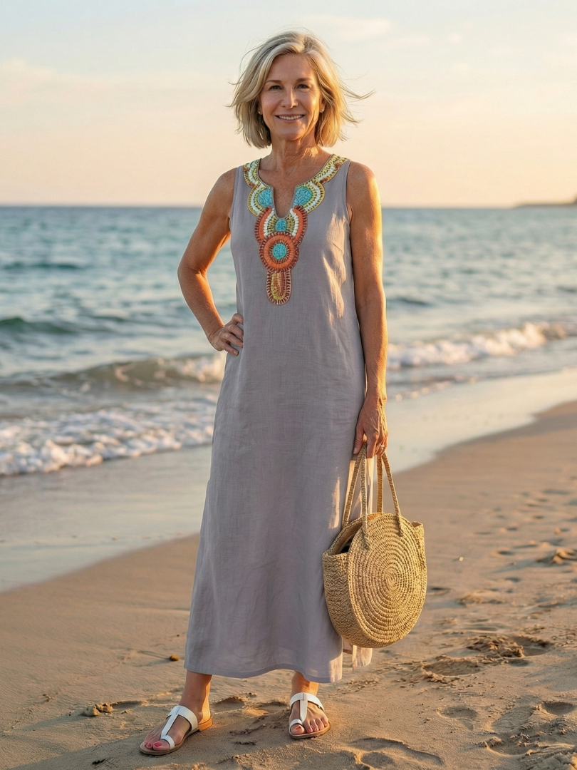 Arielle | Airy Flow Midi Dress