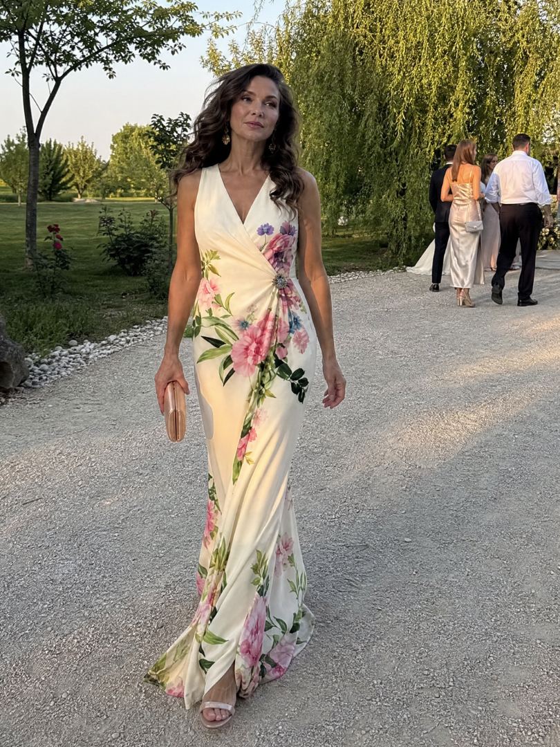Chloe | Floral Sleeveless Maxi Dress